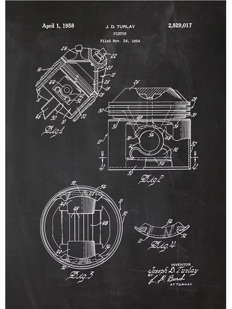 Engine Blueprint Collection - Canvas & Curio