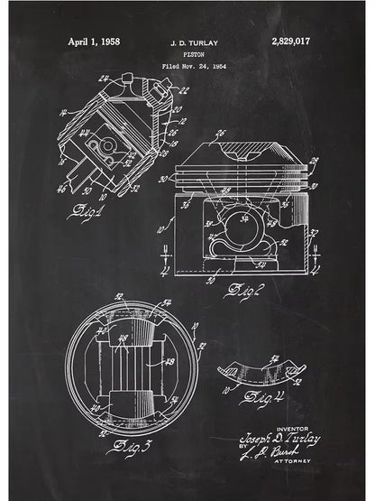 Engine Blueprint Collection - Canvas & Curio