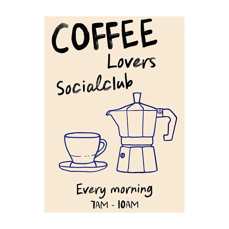 Funny Coffee Collection - Canvas & Curio