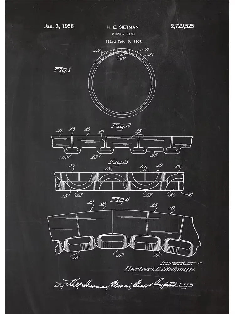 Engine Blueprint Collection - Canvas & Curio