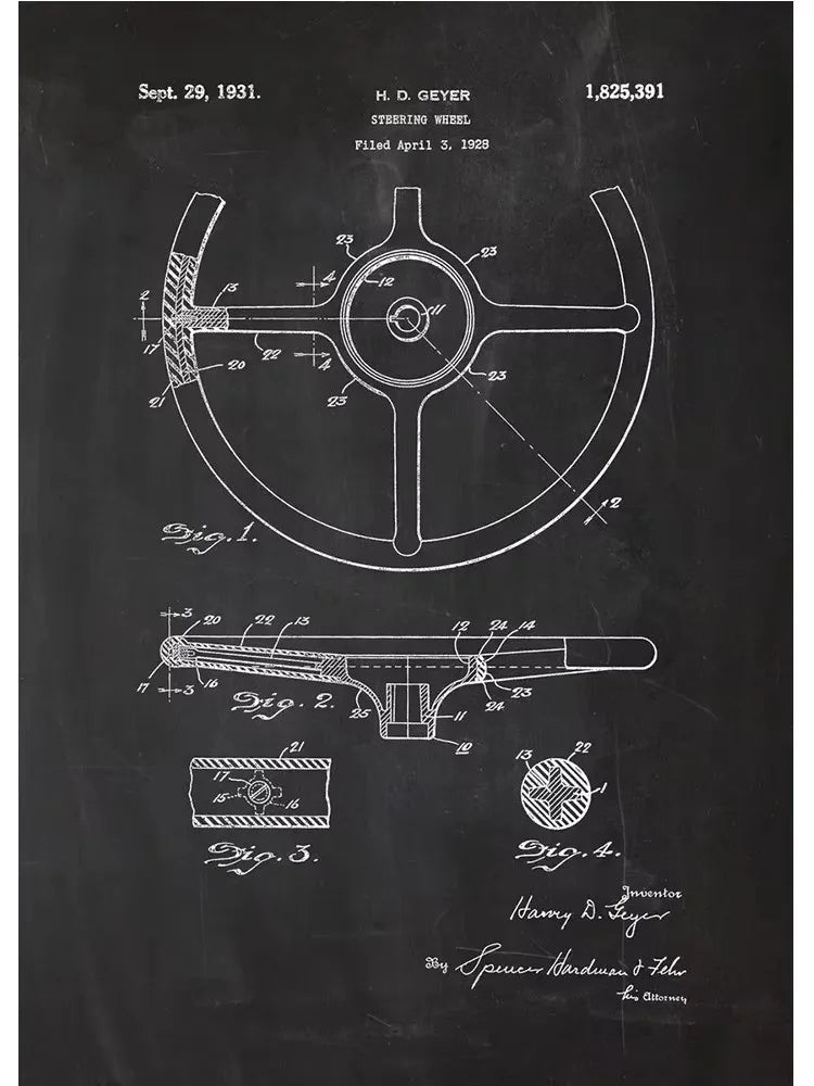 Engine Blueprint Collection - Canvas & Curio
