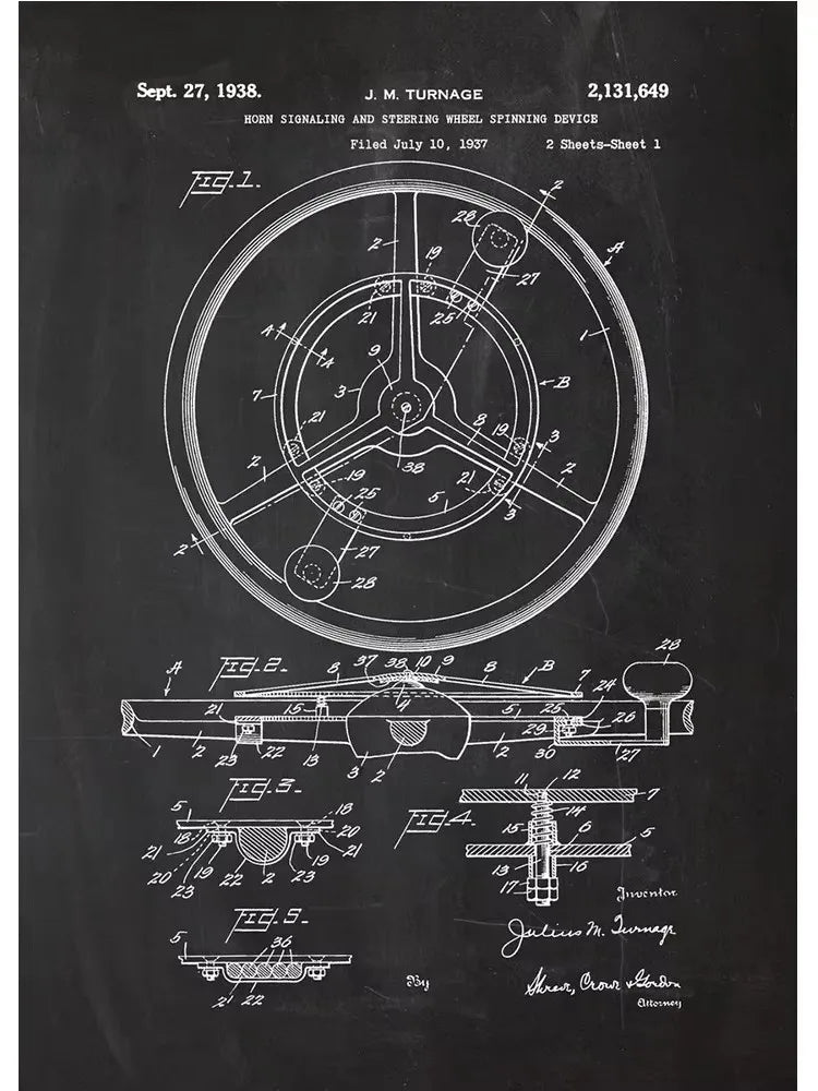 Engine Blueprint Collection - Canvas & Curio