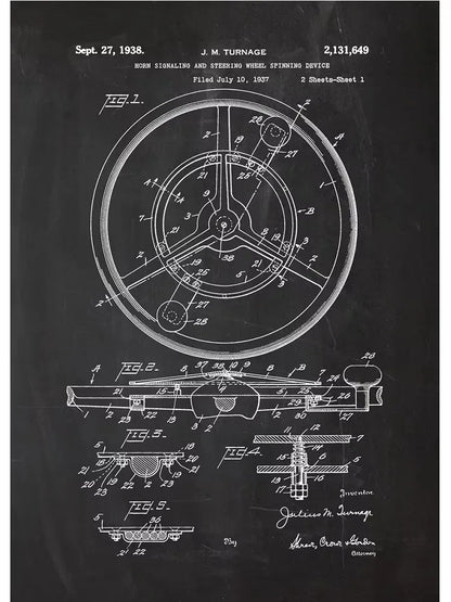 Engine Blueprint Collection - Canvas & Curio