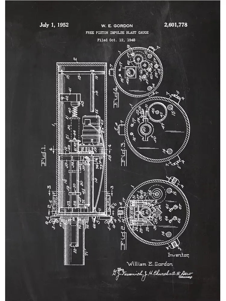 Engine Blueprint Collection - Canvas & Curio