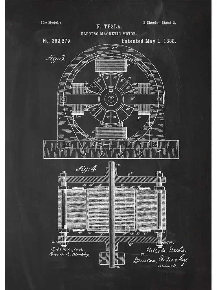 Engine Blueprint Collection - Canvas & Curio