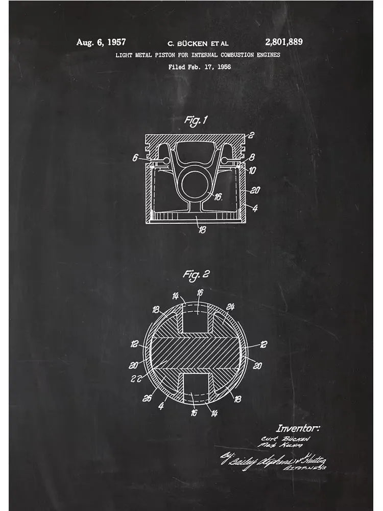 Engine Blueprint Collection - Canvas & Curio