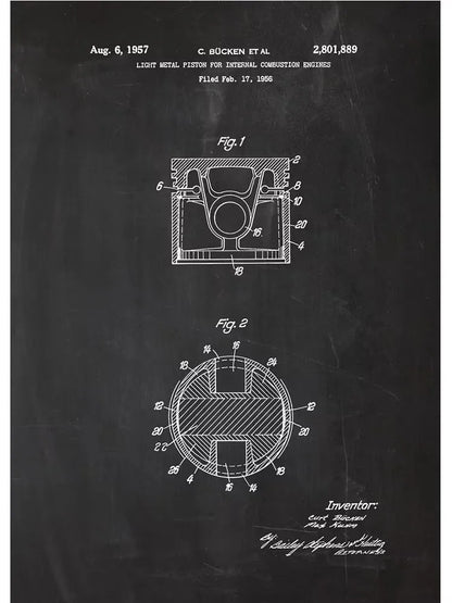 Engine Blueprint Collection - Canvas & Curio