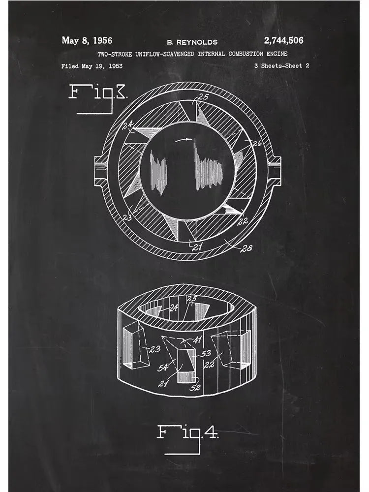 Engine Blueprint Collection - Canvas & Curio