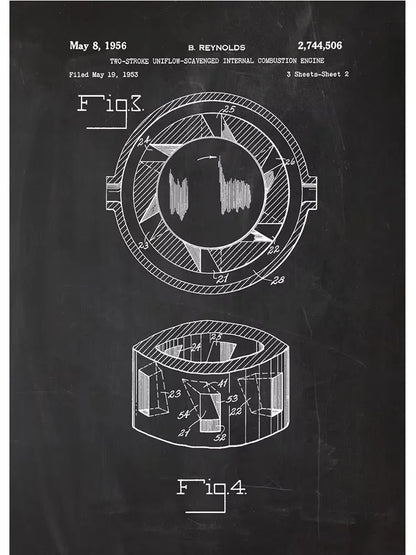 Engine Blueprint Collection - Canvas & Curio