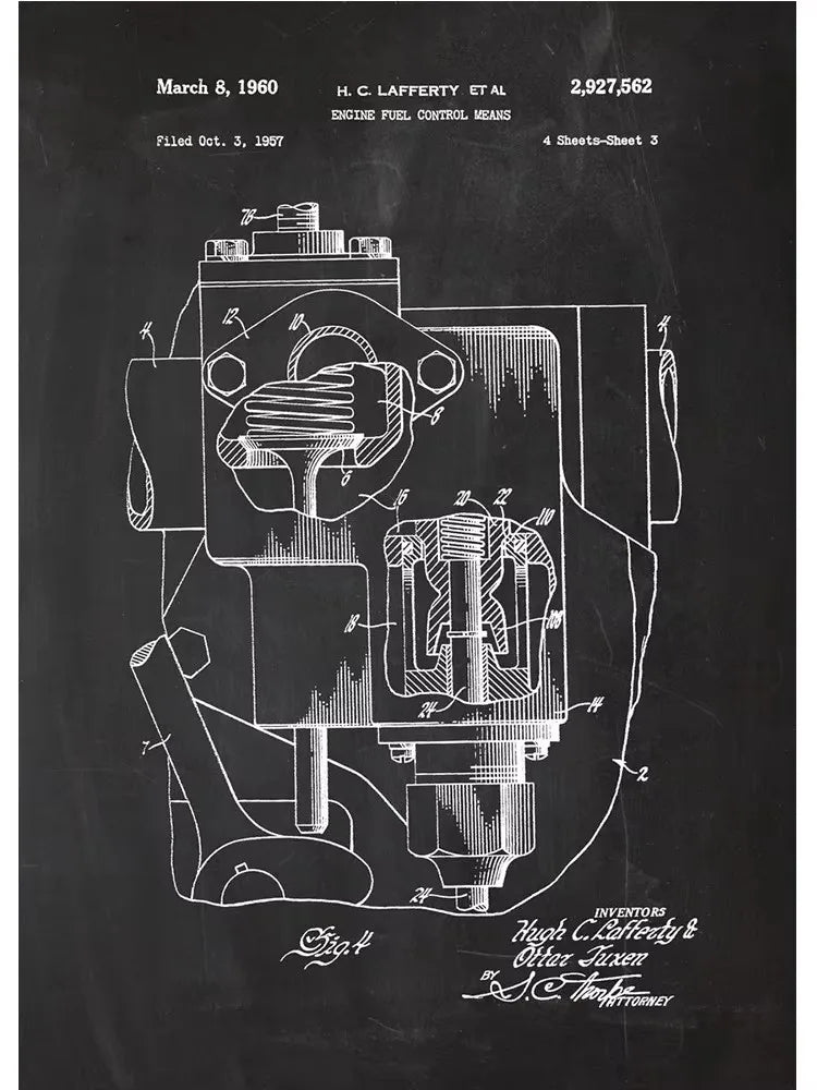 Engine Blueprint Collection - Canvas & Curio