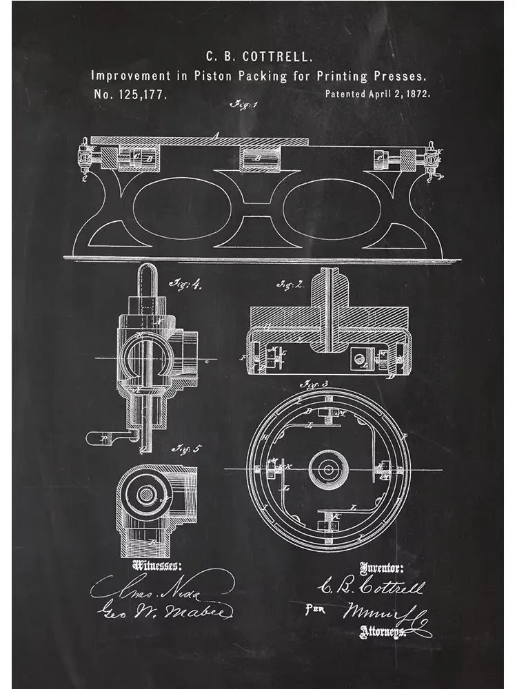 Engine Blueprint Collection - Canvas & Curio