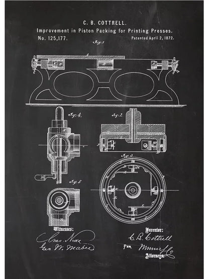 Engine Blueprint Collection - Canvas & Curio