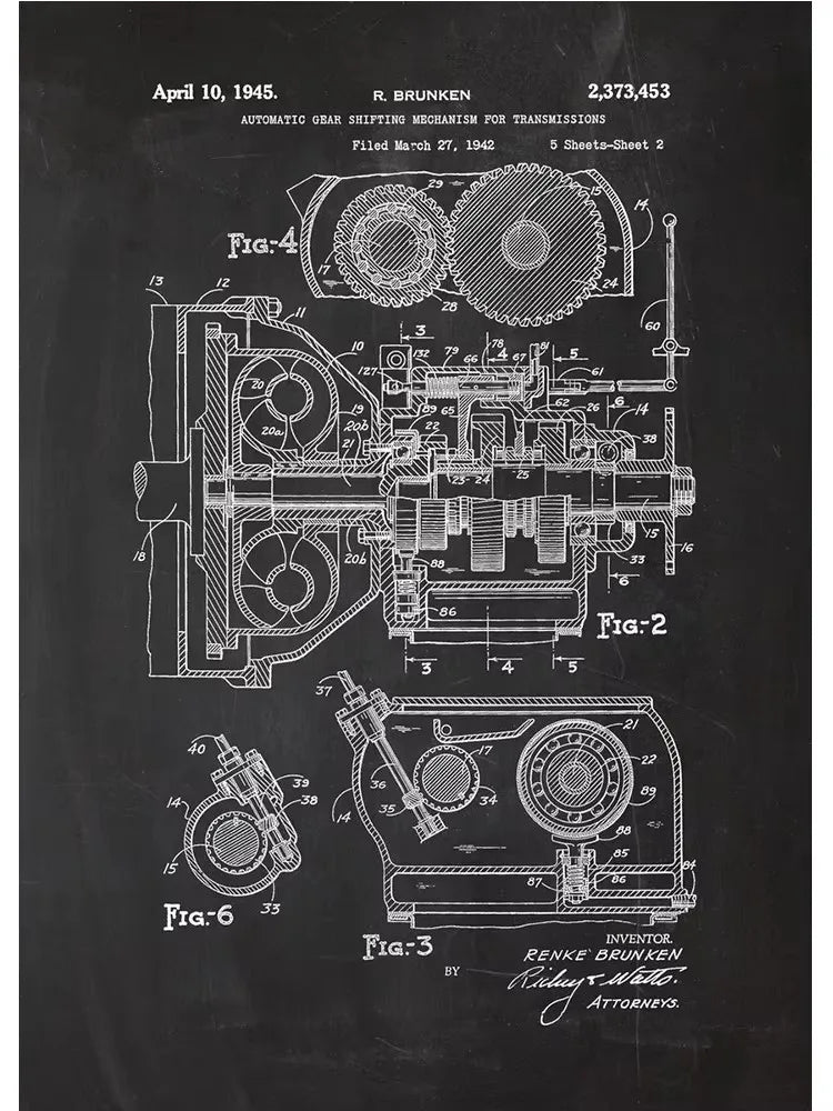 Engine Blueprint Collection - Canvas & Curio