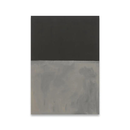 Two-tone black and gray rectangular object on a white background