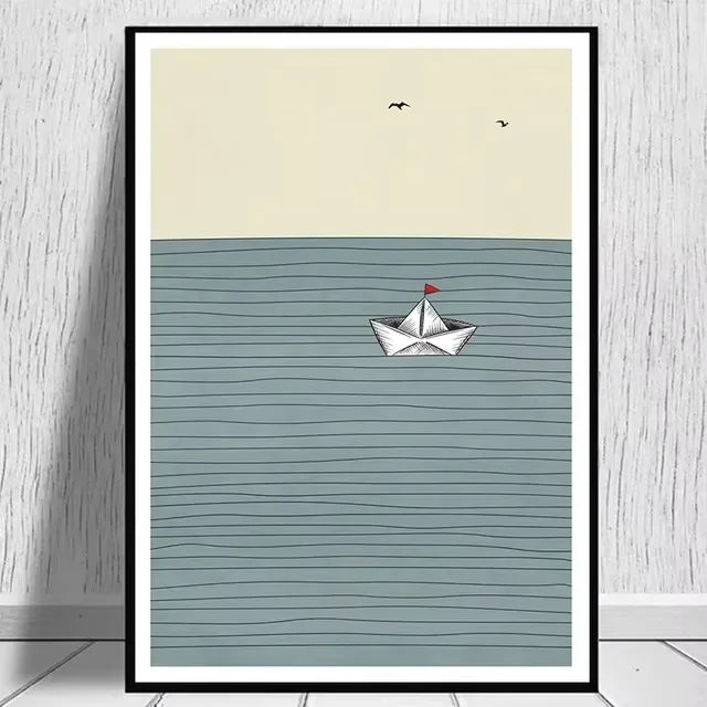 Surfing Beach Collection - Canvas & Curio