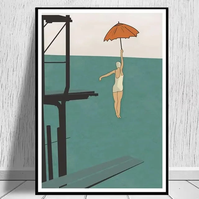 Surfing Beach Collection - Canvas & Curio