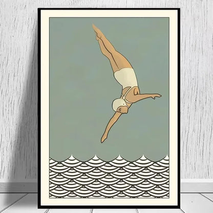 Surfing Beach Collection - Canvas & Curio