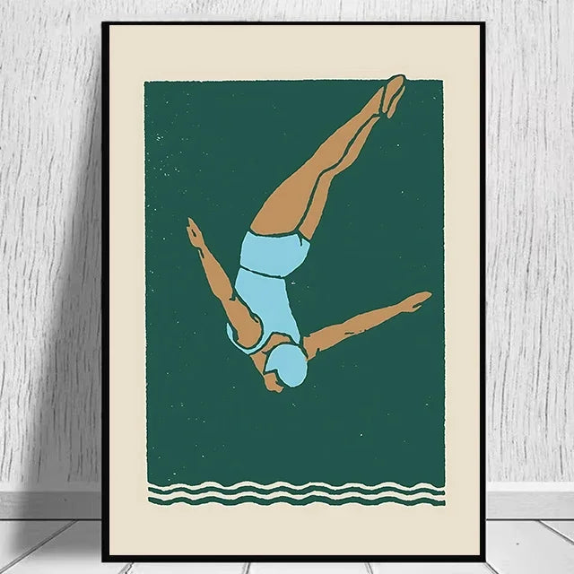 Surfing Beach Collection - Canvas & Curio