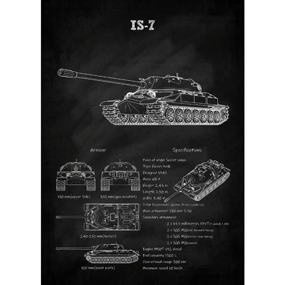 Tanks Blueprint Collection - Canvas & Curio