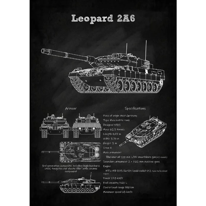 Tanks Blueprint Collection - Canvas & Curio