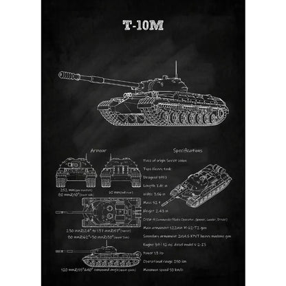 Tanks Blueprint Collection - Canvas & Curio