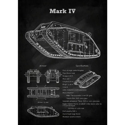Tanks Blueprint Collection - Canvas & Curio