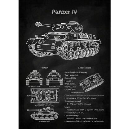 Tanks Blueprint Collection - Canvas & Curio