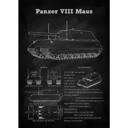 Tanks Blueprint Collection - Canvas & Curio