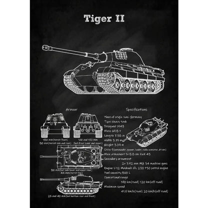 Tanks Blueprint Collection - Canvas & Curio