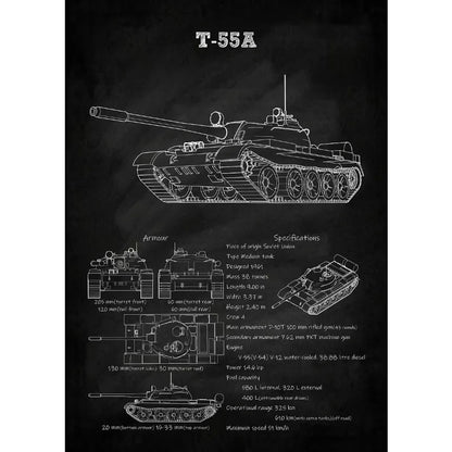 Tanks Blueprint Collection - Canvas & Curio