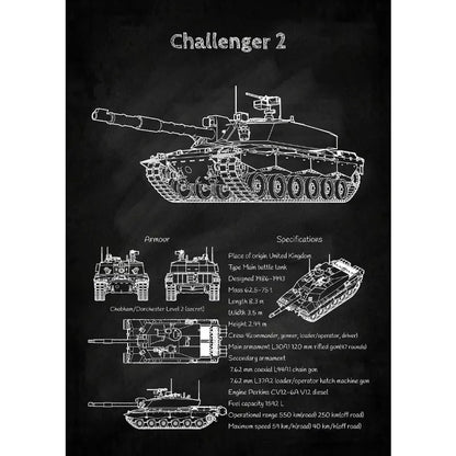 Tanks Blueprint Collection - Canvas & Curio