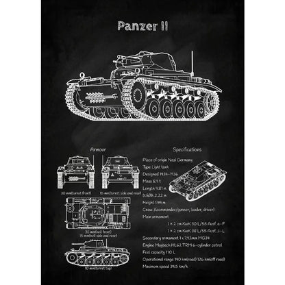 Tanks Blueprint Collection - Canvas & Curio