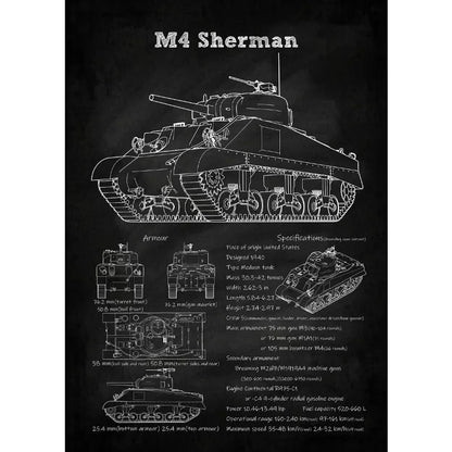 Tanks Blueprint Collection - Canvas & Curio