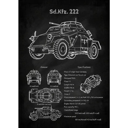 Tanks Blueprint Collection - Canvas & Curio