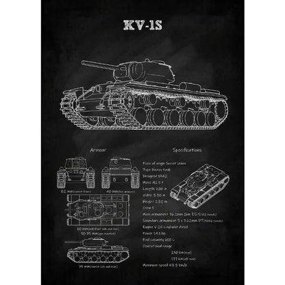 Tanks Blueprint Collection - Canvas & Curio