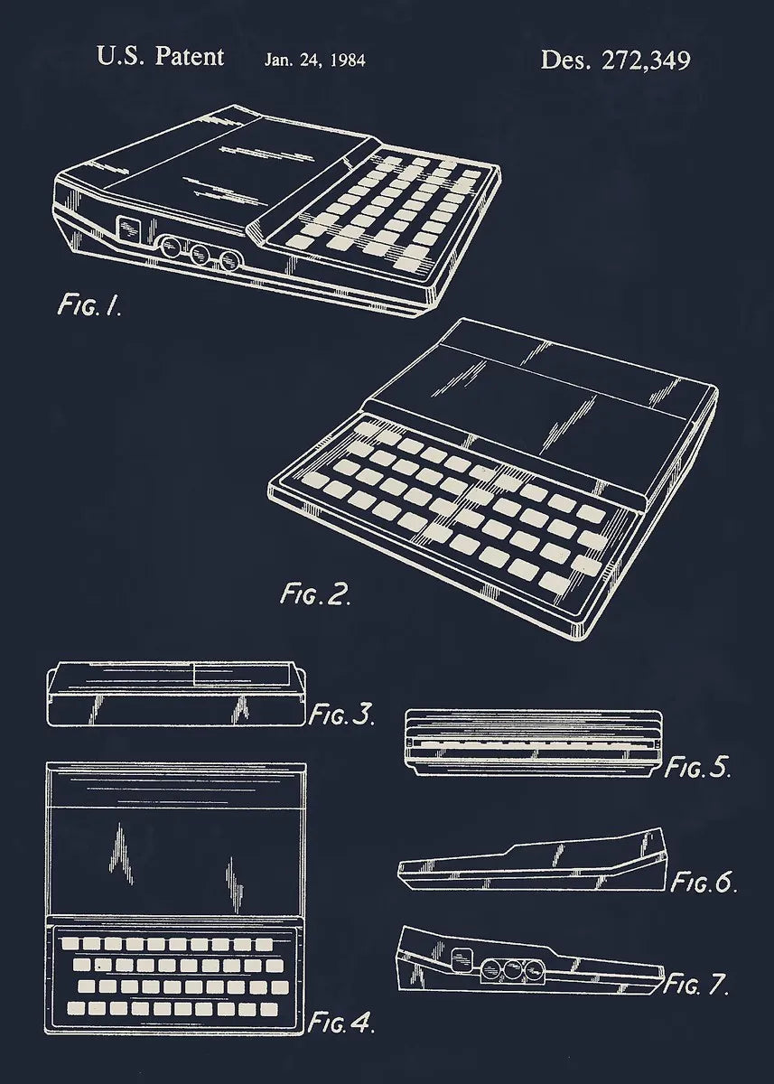 Tech Blueprint Collection II - Canvas & Curio