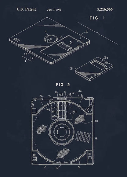 Tech Blueprint Collection II - Canvas & Curio