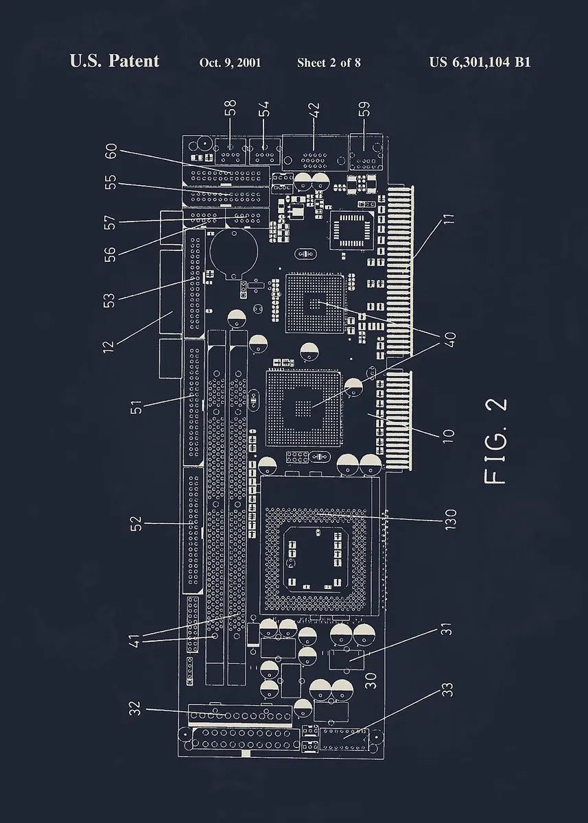Tech Blueprint Collection II - Canvas & Curio