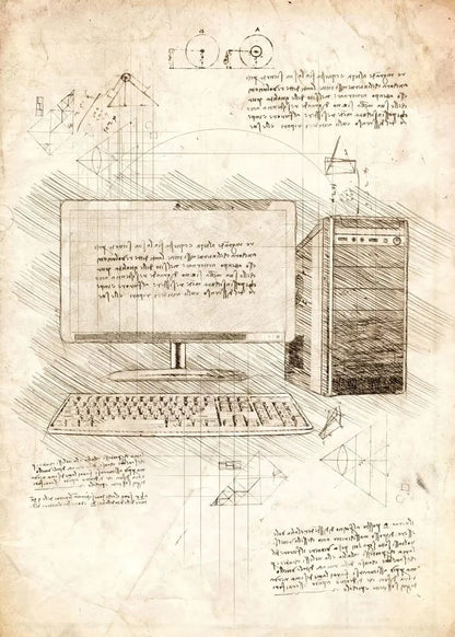 Vintage Gaming Sketch Collection - Canvas & Curio