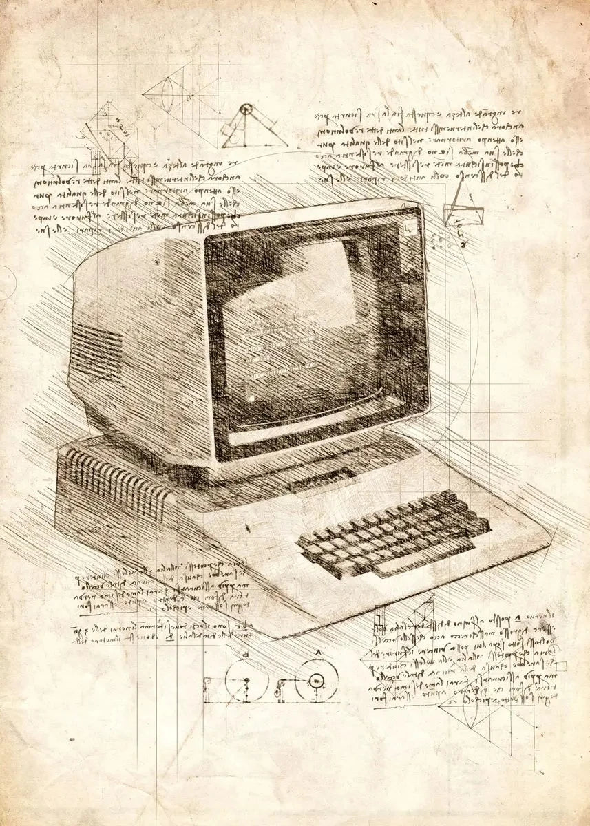 Vintage Gaming Sketch Collection - Canvas & Curio