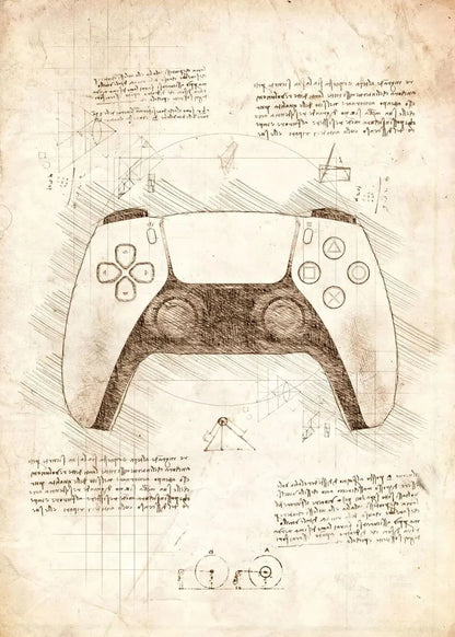 Vintage Gaming Sketch Collection II - Canvas & Curio