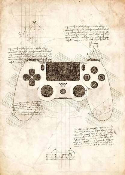 Vintage Gaming Sketch Collection II - Canvas & Curio