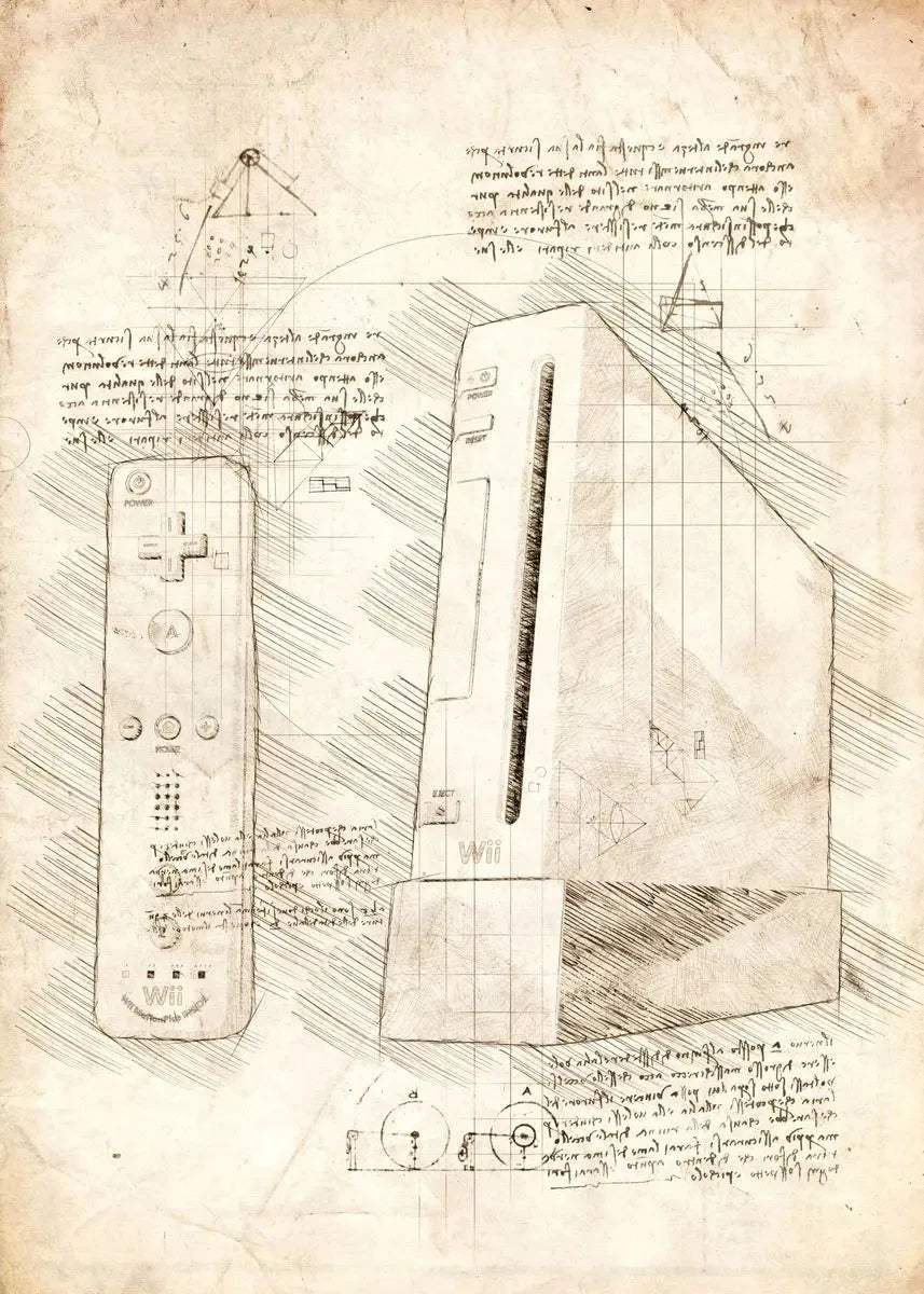 Vintage Gaming Sketch Collection II - Canvas & Curio