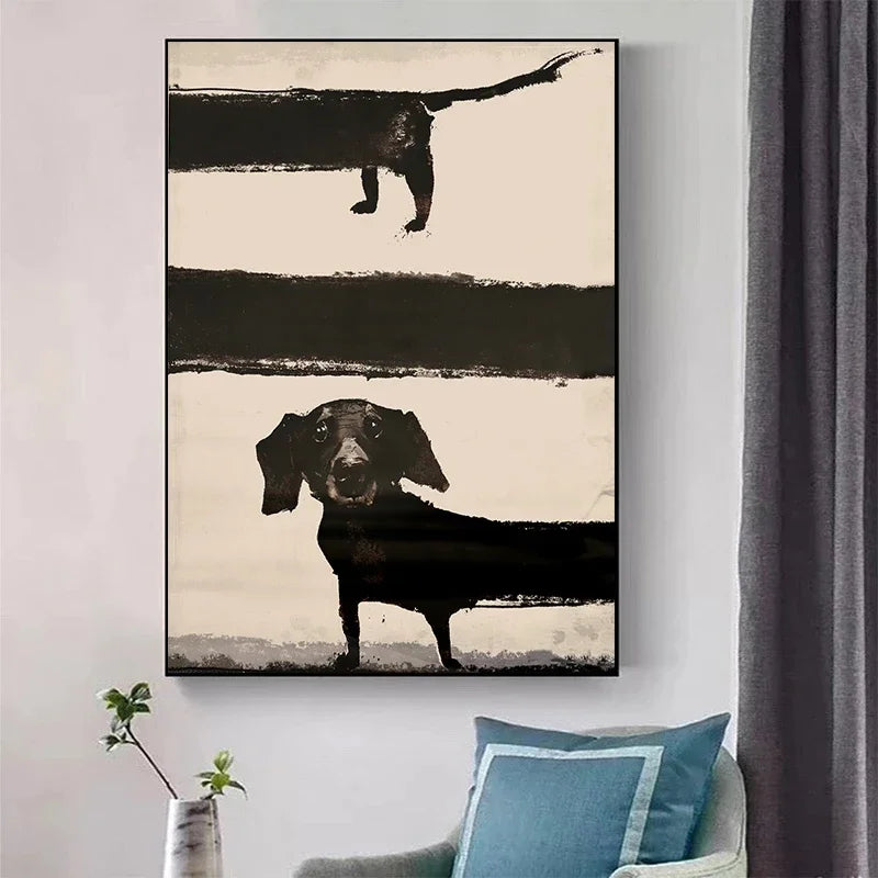 Whimsical Dachshund Collection - Canvas & Curio
